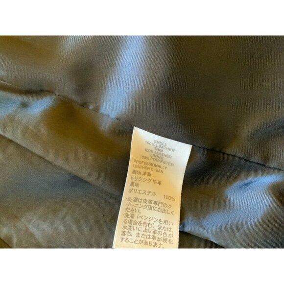 Classiques Entier Black Leather Jacket With Zip Front & Suede Panels Size 16 - Picture 7 of 7